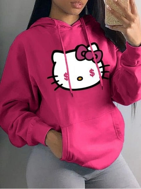 Pink Hello Kitty Sweatshirt – Cute & Cozy Pullover