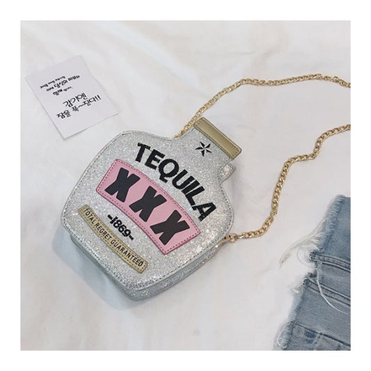 "Tequila" Crossbody Bag - Trendy Faux Leather Accessory for Everyday Chic